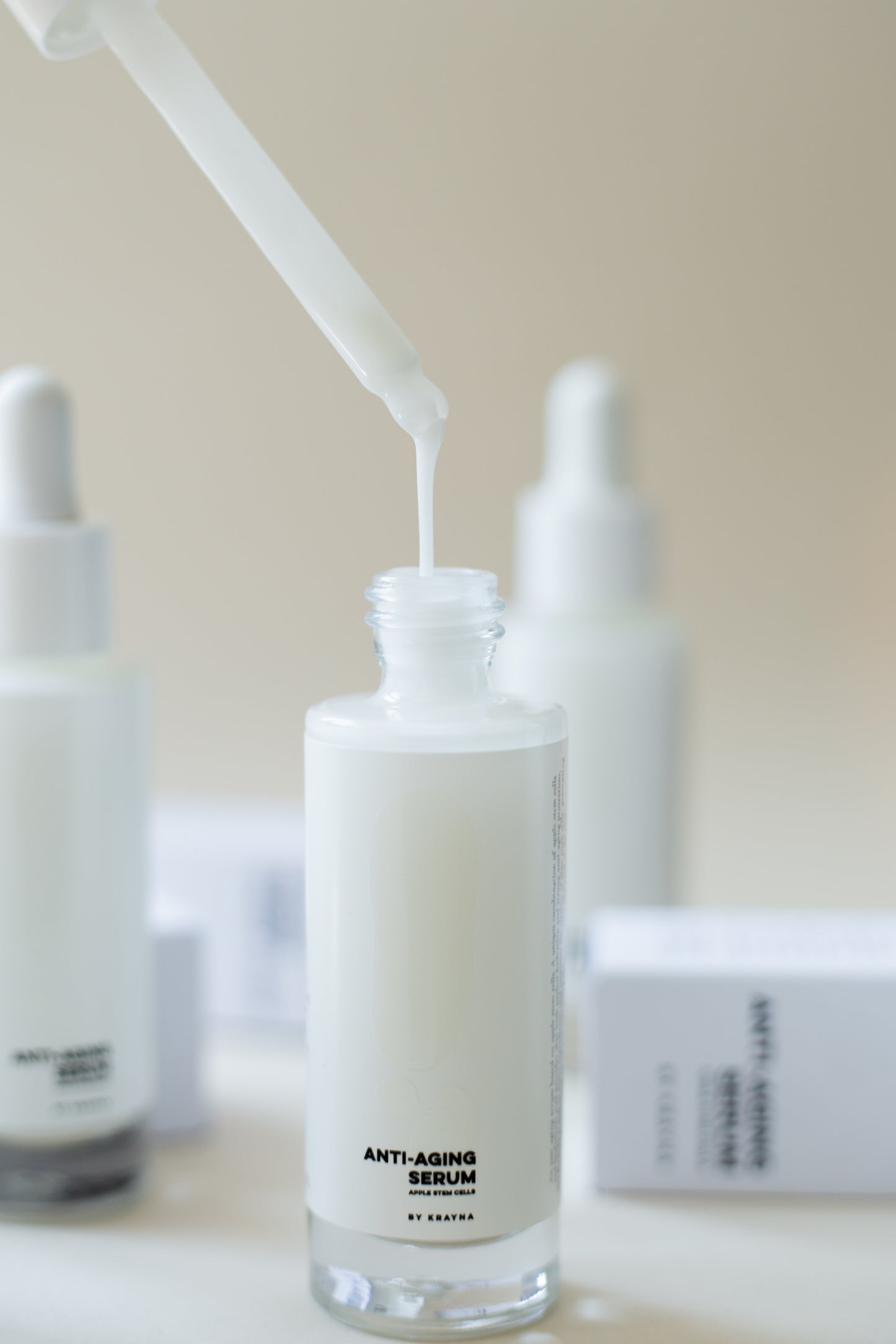 Anti-aging serum apple stem cells